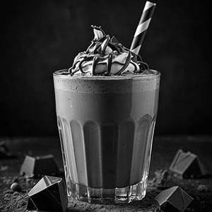 Belgium chocolate [thick milk shakes]