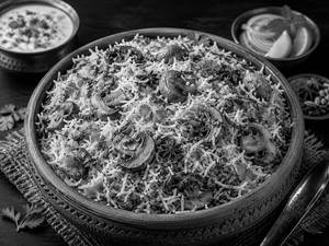 Mushroom Biriyani