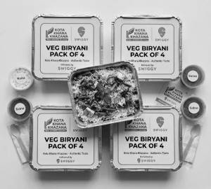 Veg biryani (Pack of 4)                     