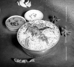 Chicken dhum biryani single