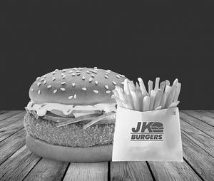 Mumbai Burger + Meal Fries