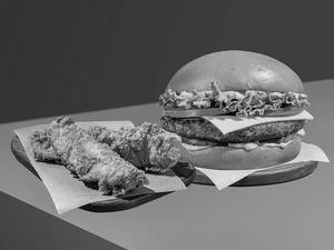 Royal Sandburger + 2 Chicken Tenders