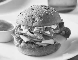 Tandoori burger
