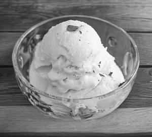 Litchi with ice cream