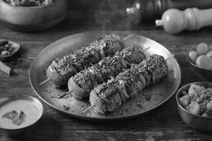 Achari Soya Chaap Tikka