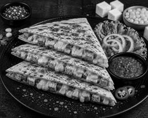 Paneer, Sweet-corn & CHEESE QUESADILLA