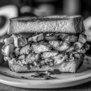 Tandoori chicken sandwich