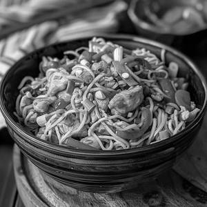 Chicken Burnt Garlic Noodles