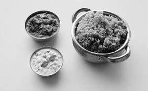 Chitti Muthyalu Rice With Mutton Curry