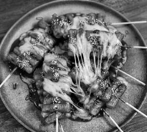 Cheese Tteokkochi Skewers