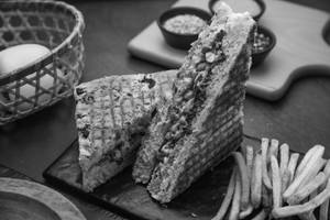 Chicken Focaccia Mushroom Sandwich