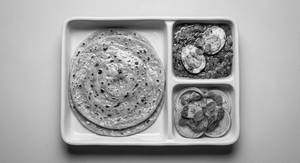 Egg Curry Paratha Box