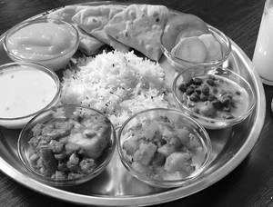 Paneer Rice Thali