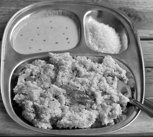 Wheat Rava Upma (Chatney)