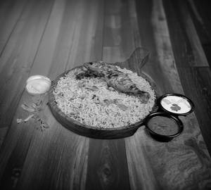 Hydrabadi Chicken Tangdi Biryani