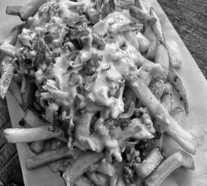 Loaded mexican salsa fries