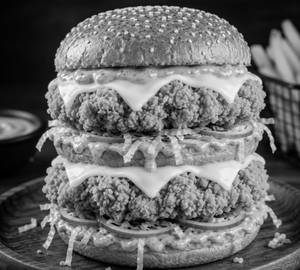 Double Chicken Burger