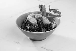 Korean Kimchi Black Fried Rice