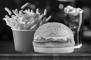 Burger Plant Base Tikki+ French Fries+coke Rs 20