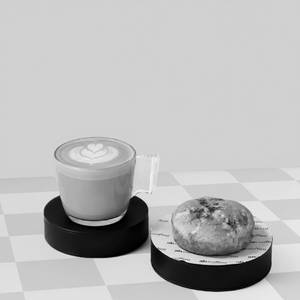 Hot Cappuccino (250ml) + Korean Bun