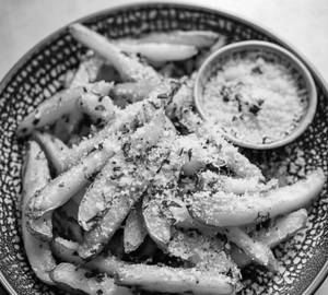 Classic parmesan and sea salt fries