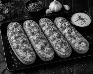 PANEER TIKKA GARLIC BREAD [4 PIECES]