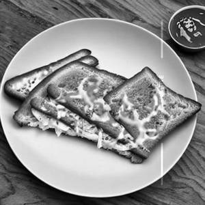 Mayo cheese toast