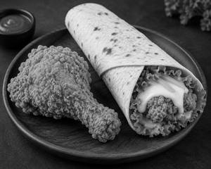 Chicken Wrap  1Pc +  Fried Chicken 1Pc