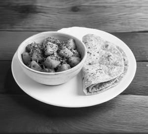 Jeera Aloo With 4 roti