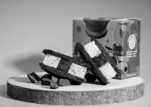 Hazelnut & Cookie Ice Cream Sandwich