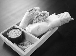 Malai Paneer Tikka Shawarma
