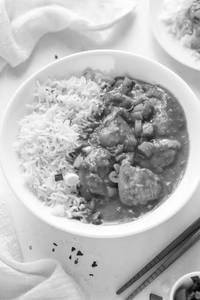 Ghee Rice And Any Chinese Chicken Gravy