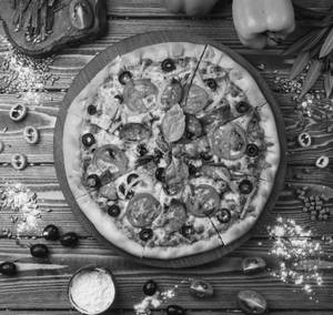 Mix veg pizza [large]