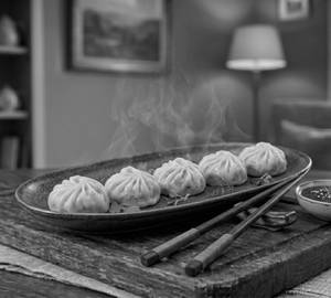 Veg Steam Momo 6 Pc