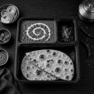 Dal Makhani with 2 Tandoori Roti and Pickle