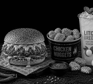 Nuggets Peri Peri Chicken Burger