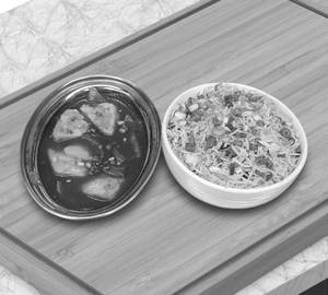 Chilli paneer with veg fried rice [4 piecse]