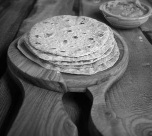 Chapati(5 nos) with no sides