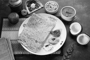 Coconut Rava Masala Dosai