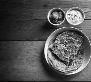 1 Partha + Curd + Pickle