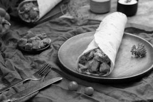 Peri Peri Paneer Shawarma