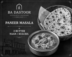 Paneer Masala + Butter Naan/kulcha