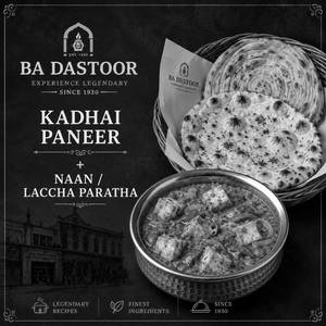 Kadhai Paneer + Naan/Laccha Paratha