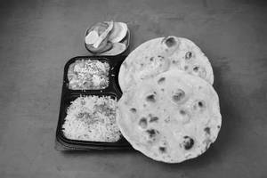 Mutter Paneer + Jeera Rice+ Choice Of Bread -