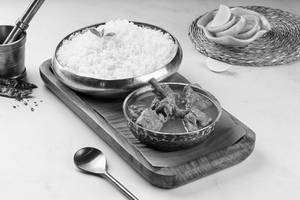 Steam Rice + Chicken Curry
