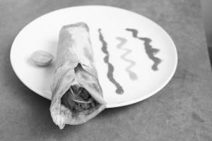 Chicken Kathi Roll With Cheese