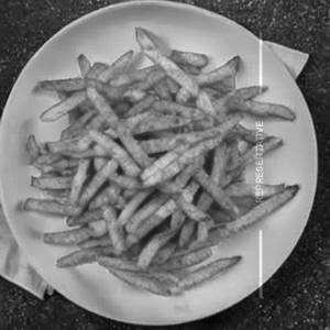 Shredded shrimp fries
