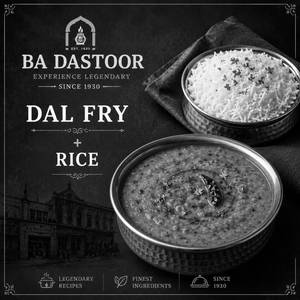 Dal Fry + Rice