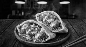 Cheesy Falafel Pita Pocket
