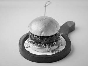 Korean Kimchi Paneer Burger